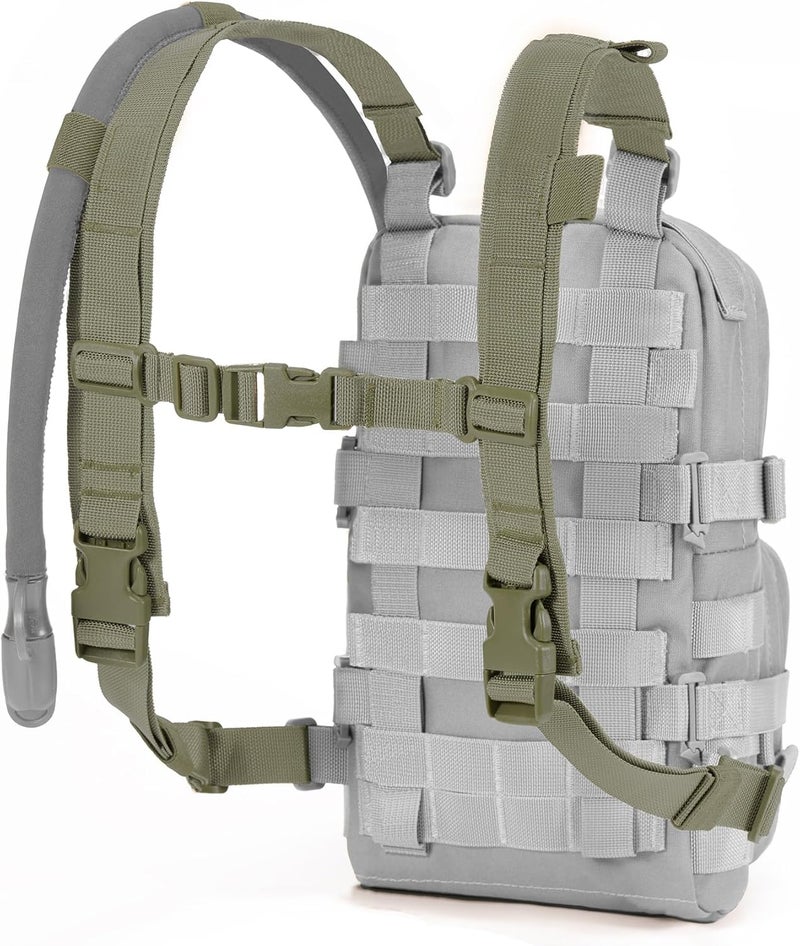 CLTAC Tactical Small MOLLE Hydration Pack Outdoor Water Bladder Carrier Pack for Vest Backpack - Image 1